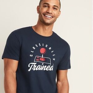 Old Navy Classically Trained Retro Arcade Navy T-Shirt XXL NWT